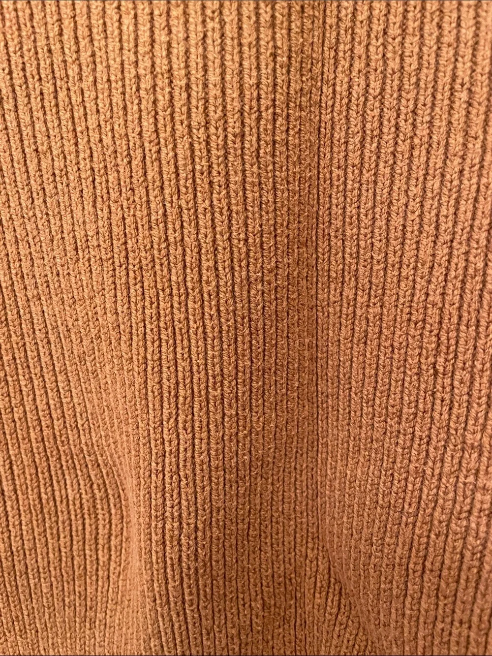 Free People Ribbed Cropped Sweater in Rust - Picture 6 of 8